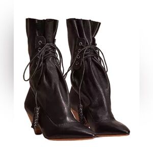 Coach leather boots